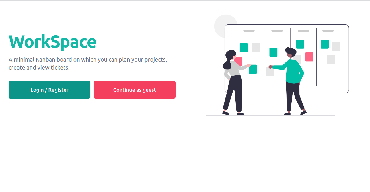home page with signin buttons